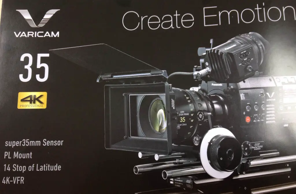 Varicam 35 4K Shooters Panasonic brochure