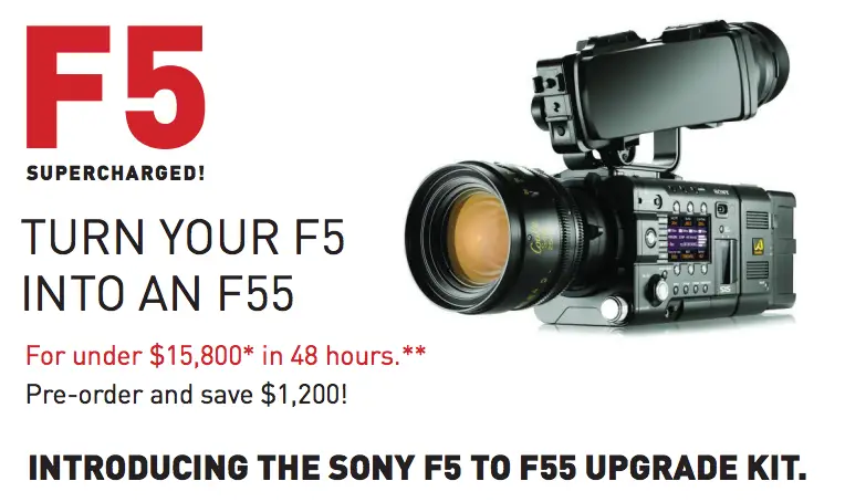 Turn your F5 into F55 4K Shooters