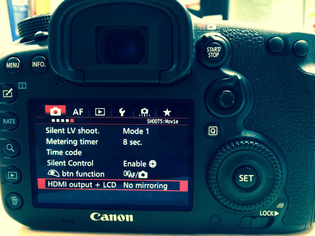 HDMI Out Canon 7D Mark II 4k SHooters