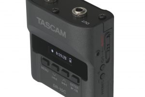 Tascam Launches DR-10C Micro Stand-Alone PCM 48kHz/24-bit Audio Recorder for Lav Mics