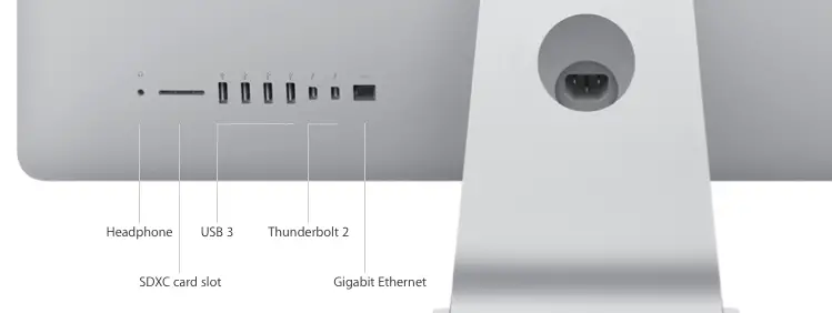 iMac Retina 5K USB 3.0 thunderbolt 2