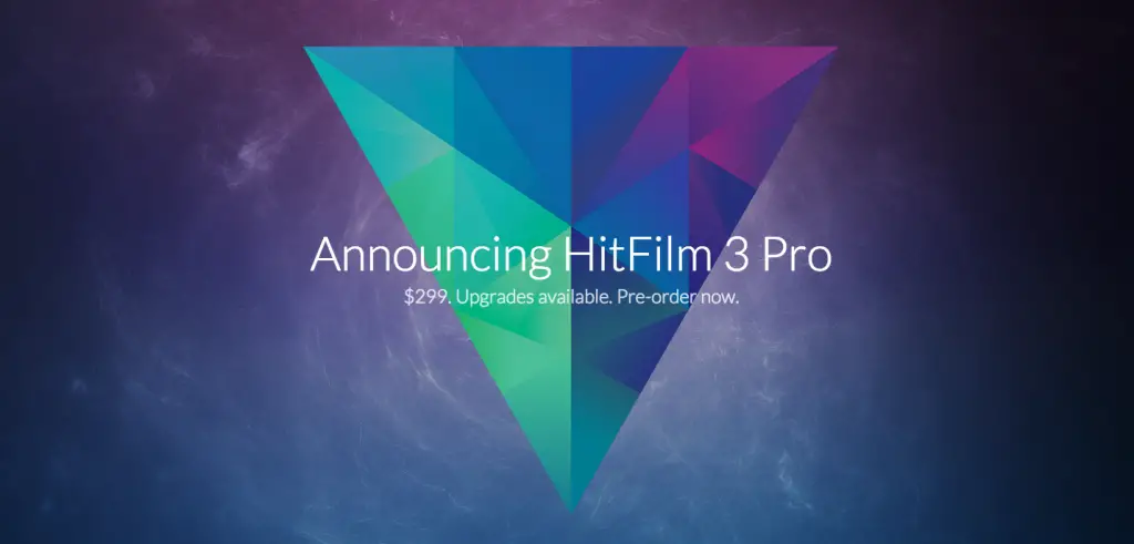 HitFilm 3 Pro 4K shooters
