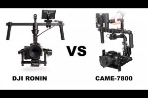 DJI Ronin and CAME-7800 3-Axis Gimbals Side-by-Side Comparison