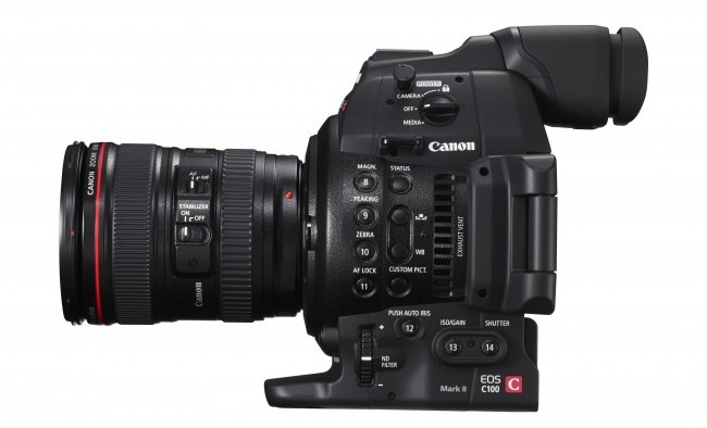 EOS C100 Mark II core lens1 Right