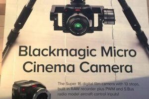 NAB 2015: Blackmagic Design Micro Cinema Camera for Drones with Built-in Raw and 13 Stops DR Coming Later Today