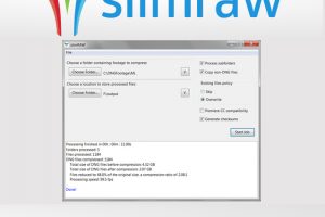 slimRAW Converts Your Uncompressed CinemaDNG Raw Files to Losslessly Compressed Ones