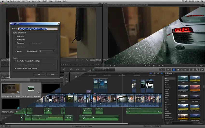The Easiest Way to Sync Audio and Video in Premiere Pro CC and FCP-X