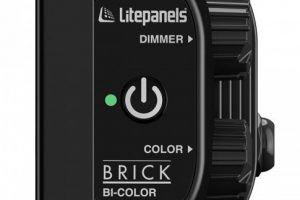 The Litepanels Brick is a New Powerful Bi-Color Portable LED Light