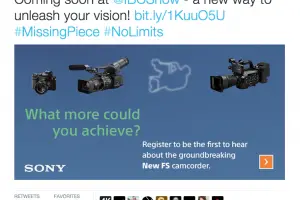 Sony Tease a New FS Camera to be Announced at IBC 2015 #NoLimits