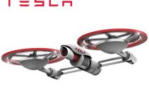 The Brand New Tesla Drone Concept Boasts Innovative Design, 30MP 4K Camera and 60 Minute Flight Time