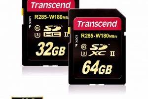 Transcend Releases New Ultra-fast 4K SDXC UHS-II U3 Cards with 285MB/s Read and 180MB/s Write Speeds