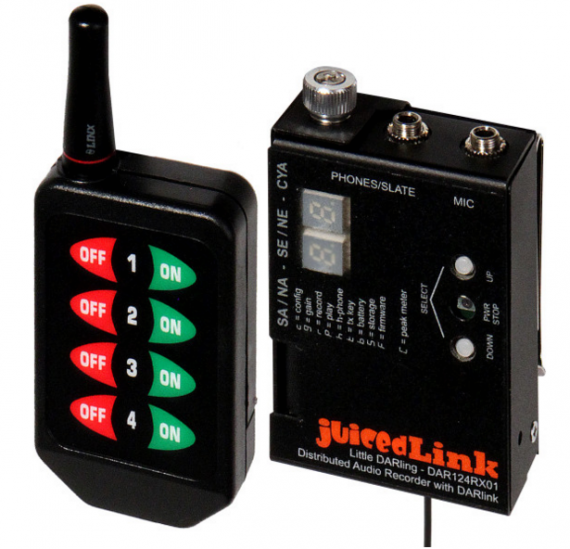 JuicedLink DAR124RX01 Little DARLing Audio recorder Receiver