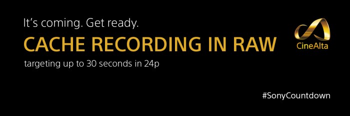 Sony F55 cache recording raw
