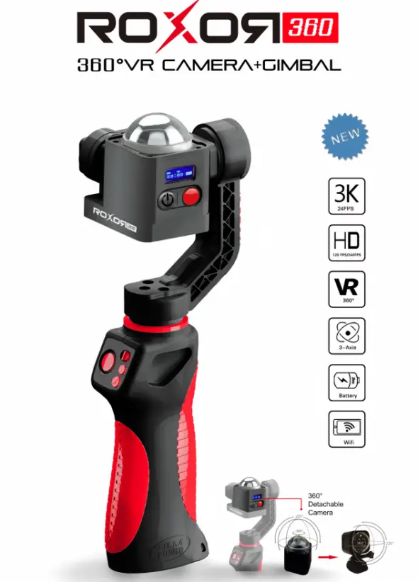 Roxor 360 VR giunto cardanico Camera NAB 2016