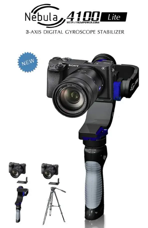 Filmpower Nebula 4100 3-axis gimbal stabilizer NAB 2016