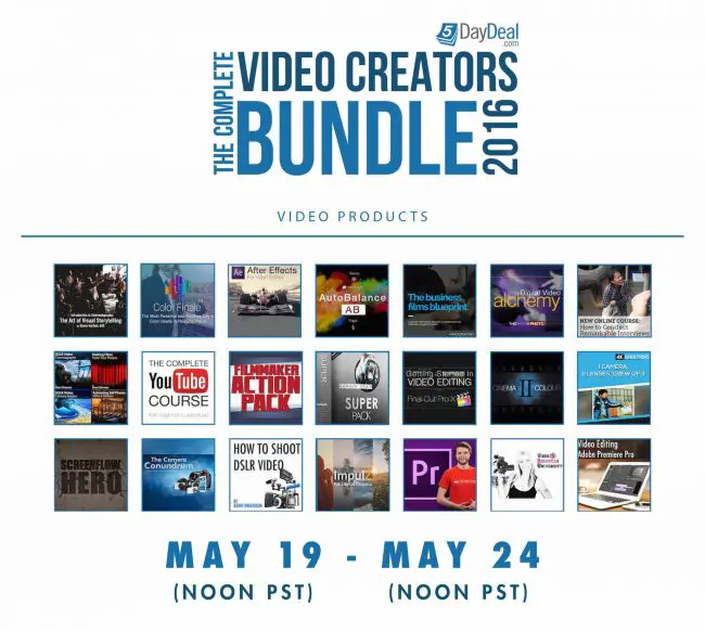 5DayDeal Video Creators Bundle 2016