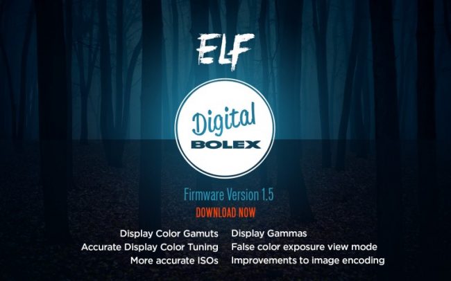Digital Bolex D16-ELF firmware-1.5