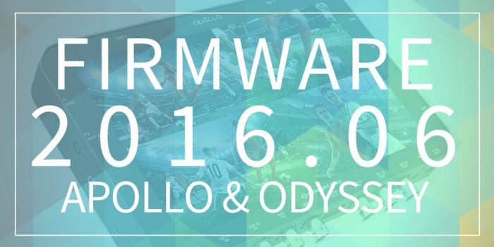 Firmware 2016.6 Odyssey7q+ Apollo