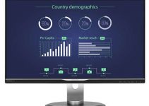 The Brand New Philips 258B6QUEB QHD Monitor with USB Type-C Port Needs Only One Cable for Power, Video and Data