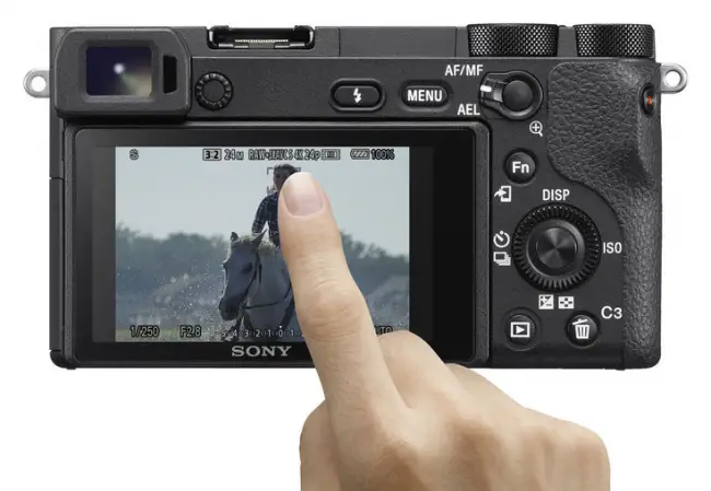 sony a6500 touchscreen af