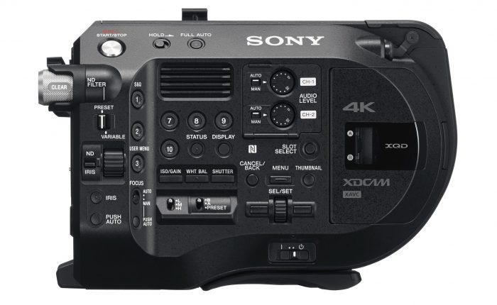 Sony FS7 II laterale PXW-FS7M2