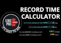 This Free Record Time Calculator Figures the Exact Amount of Footage You Can Fit on Your Memory Card