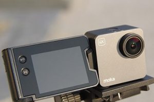 Mokacam Alpha – Super Compact 4K Action Camera with Tilting Screen