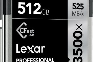 The Latest Lexar’s 512GB CFast 2.0 Card Provides Whopping Read Speeds of Up to 525MB/s