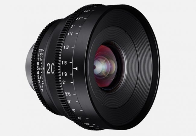 Samyang XEEN 20mm T1.9 PL