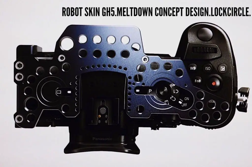 Robot Skin LockCircle Cage GH5 panasonic top view