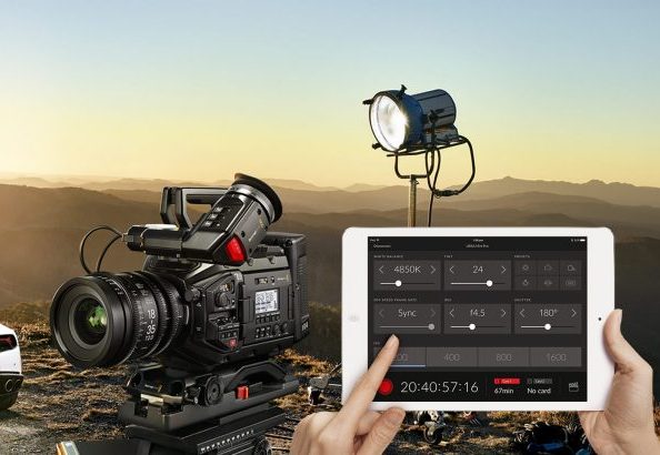 Blackmagic URsa mini pro 4.6K ipad bluetooth remote control