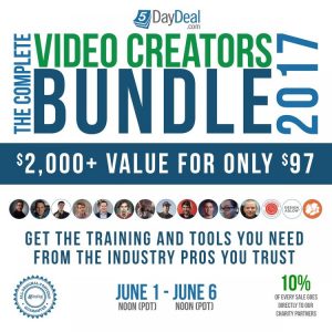 5 day deal compete video creators bundle 2017
