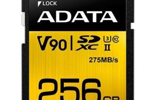 New ADATA V90 Premier ONE UHS-II SDXC Cards for Panasonic GH5