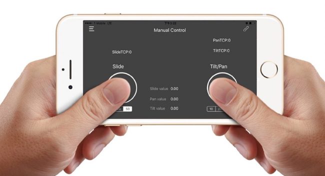 ifootage shark mini ios app joystick control 3-axis