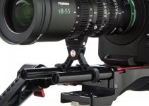 Unique Zacuto Scissor Lens Support for Fuji MK 18-55mm and Fuji MK 50-135mm T2.9