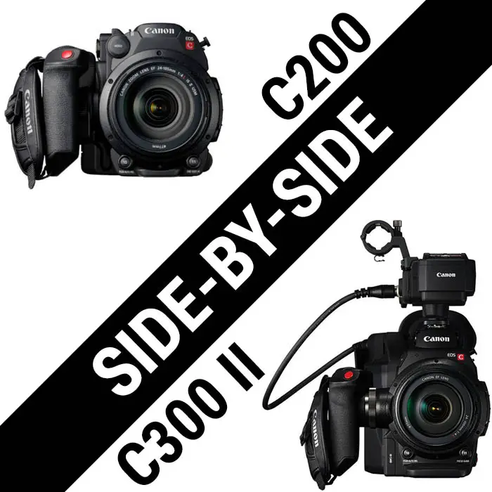 difference between canon c200 and c300