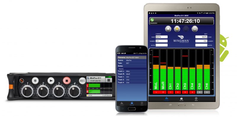 Sound Devices Wingman App MixPre Series