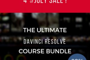 Don’t Miss the Ultimate DaVinci Resolve Online Training Bundle and Get Fairlight 101 and Fusion 8 – Simplified Courses for Free!