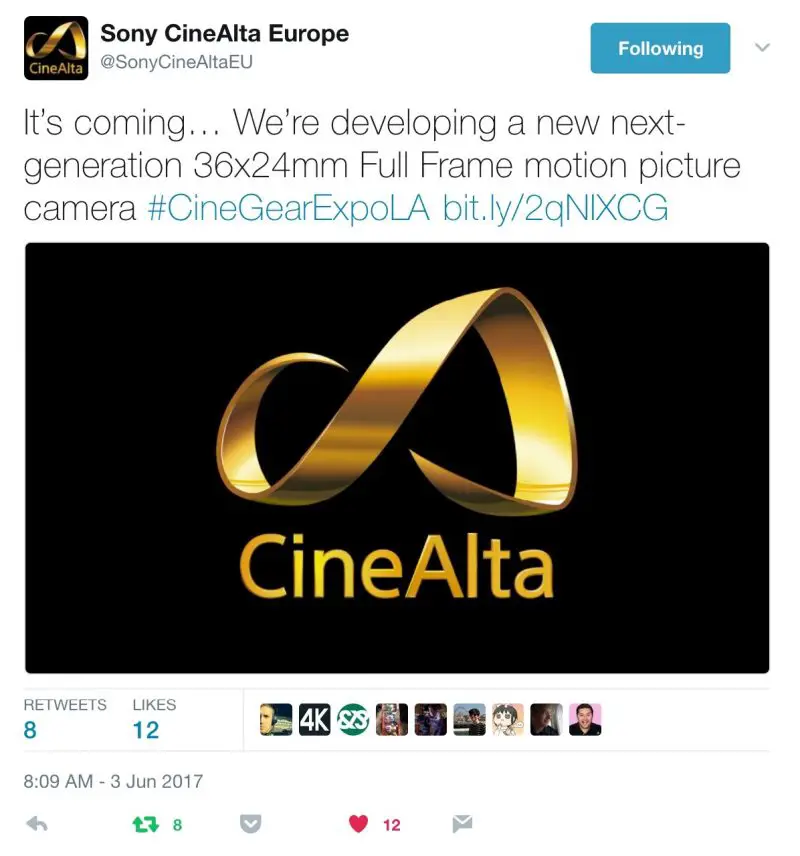New Full Frame CineAlta Sony Camera CineGear Expo 2017
