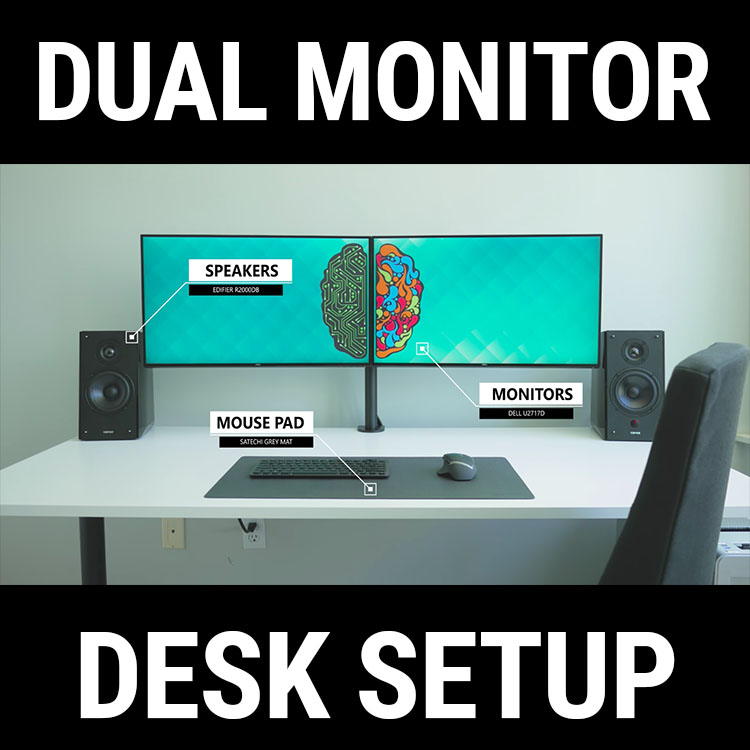 The Ultimate Dual Monitor Desk Setup For Your Creative Workflow
