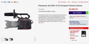 Panasonic EVA1 Price UK