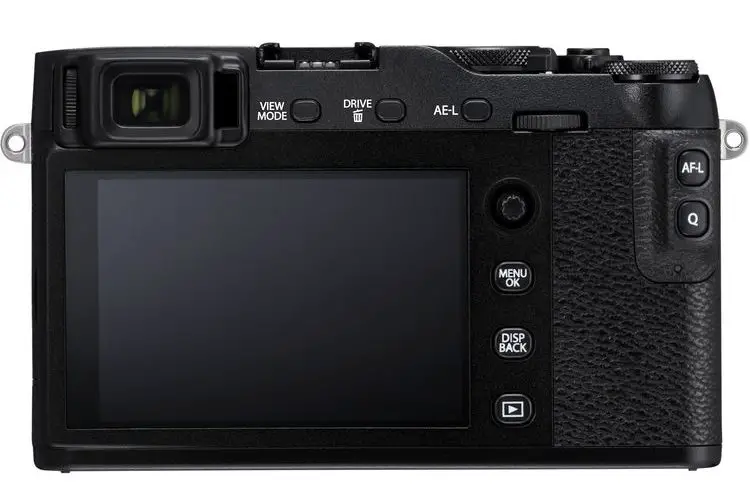 Fujifim X-E3 back