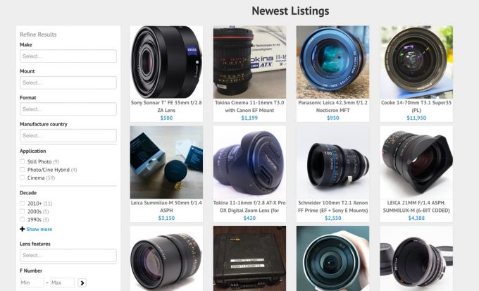 Lensfinder.com