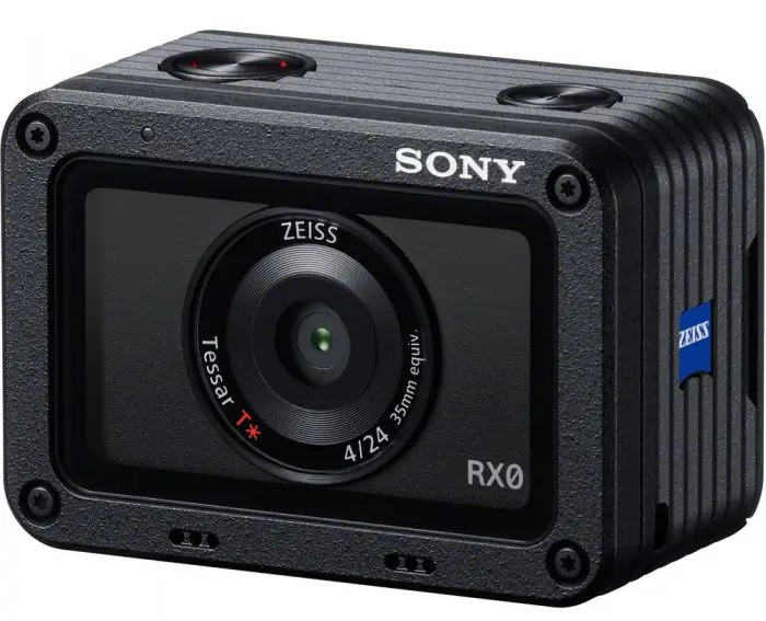 Sony RX0 front action camera 4k zeiss lens