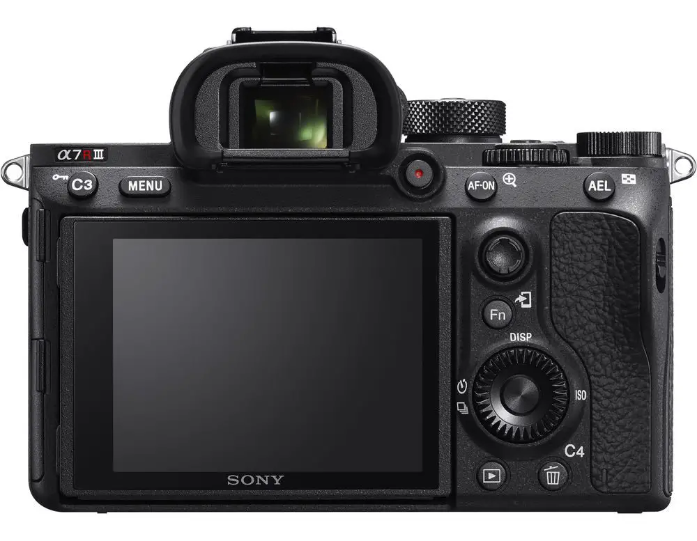 Sony a7r III back LCD