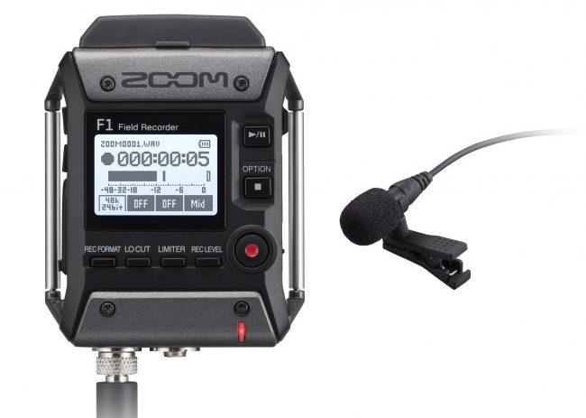 Zoom F1 Lavalier mic