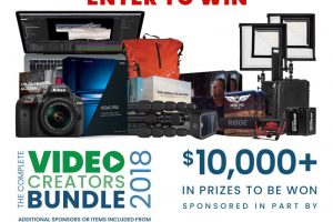 Join the 2018 Video Creators $10,000+ Giveaway, Now Live!