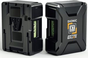 Anton Bauer Dionic XT Battery Series in Gold and V-Mount for Broadcast and Cine Cameras