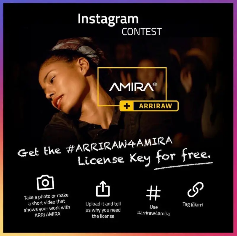 Arri Instagram Hashtag Contest AMIRA ARRIRAW