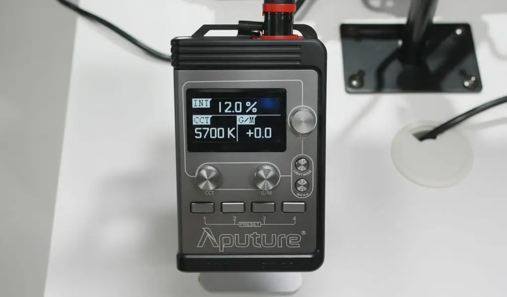 Aputure RGB Light remote ibc 2018